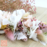 L'eau de Rose - Dried flower wall wreath