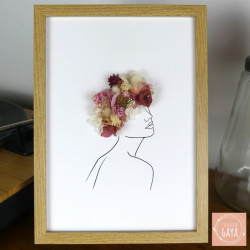 Violette - Flowery painting