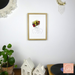 Rose - Tableau fleuri