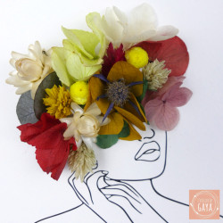 Rose - Tableau fleuri