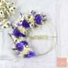 Le lavandin - Dried flower wall wreath