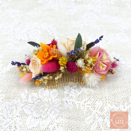 Anaïs - Golden flowered comb