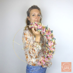 Lucia - Dried flower wall wreath