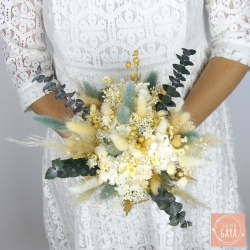 Le céladon - Bouquet fleurs séchées