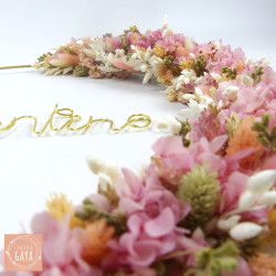 Valentina - Dried flower wall wreath