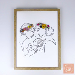 Couple et nourrisson -...