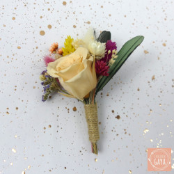 Soleil d'été - Boutonnière fleurie