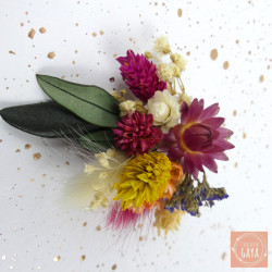 Éclat Vibrant - Boutonnière fleurie