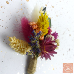 Éclat Vibrant - Boutonnière fleurie