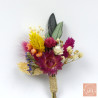 Éclat Vibrant - Boutonnière fleurie