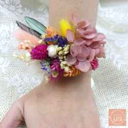 The Colorful – Multicolored Dried Flower Hair Clip
