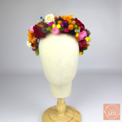 Freda Kahlo – Vibrant Dried Flower Headband