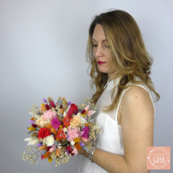 Bouquet en fleurs séchées de 30 cm