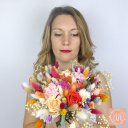 Bouquet Lumière – Bouquet de fleurs séchées pour cérémonies et mariages