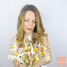 Field of Sunshine – Yellow and Pink Dried Flower Bouquet for Weddings and Decor