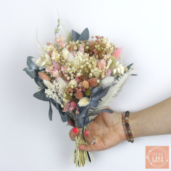 Bouquet de mariage en fleurs séchées