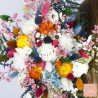 Tropical Escape – Multicolored Dried Flower Bridal Bouquet