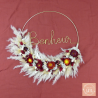 La pampa - Dried flower wall wreath