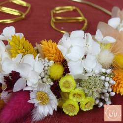 L'estivale - Dried flower wall wreath