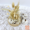 Les noces de coton - Cloche fleurie