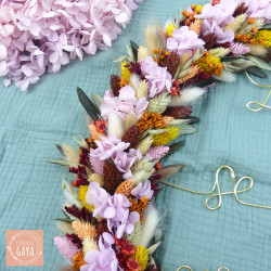 L'olivaie - Dried flower wall wreath