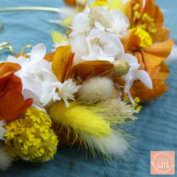 L'indienne - Dried flower wall wreath
