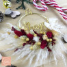 Comète - Boule de fleurs séchées - Édition Noël