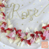 Rose - Dried flower wall wreath