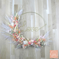L'authentique - Dried flower wall wreath
