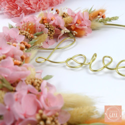 L'authentique - Dried flower wall wreath