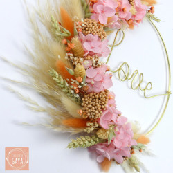 L'authentique - Dried flower wall wreath