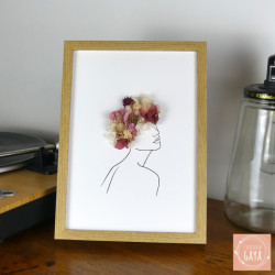 Violette - Tableau fleuri