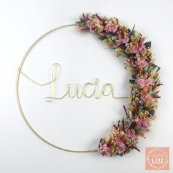 Lucia - Couronne murale de...