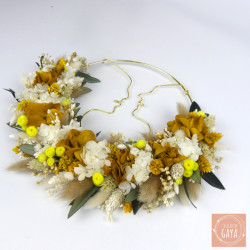 L'acidulée - Dried flower wall wreath