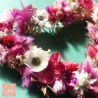 Cœur Ex-voto en Fleurs Séchées – 22x25 cm