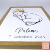 Paloma  - Tableau fleuri nourrisson